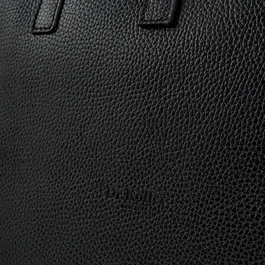 Женская сумка Dr. Koffer из натуральной кожи черная