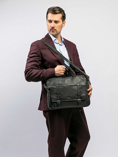 Сумка для документов Dr.Koffer из натуральной кожи