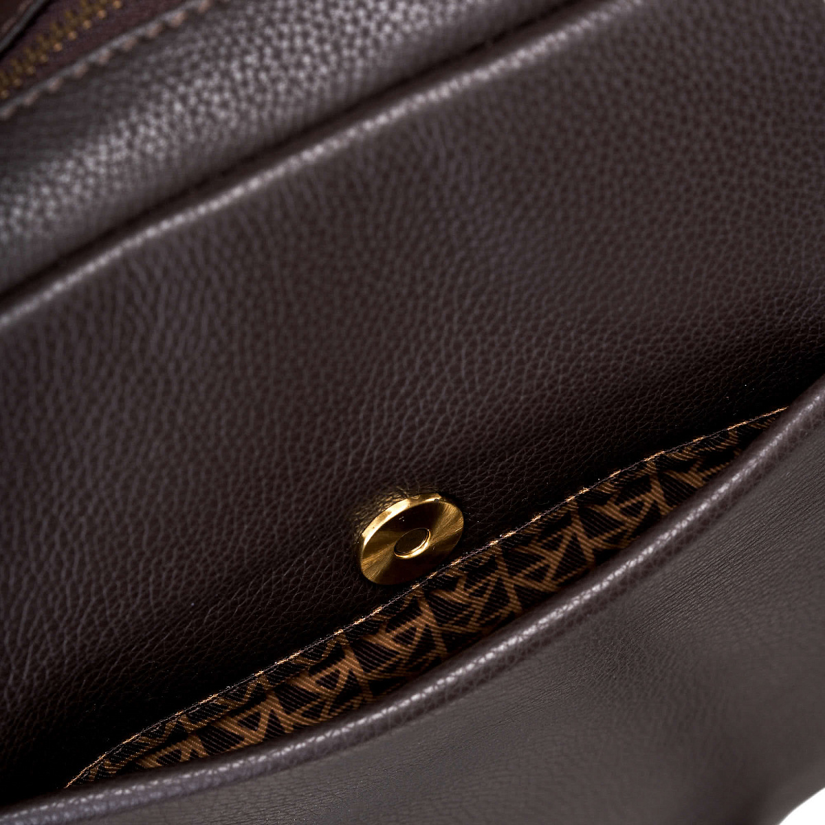 Сумка через плечо Dr.Koffer из натуральной кожи коричневая