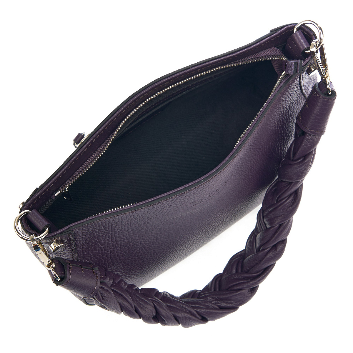 Женская сумка Dr. Koffer из натуральной кожи фиолетовая