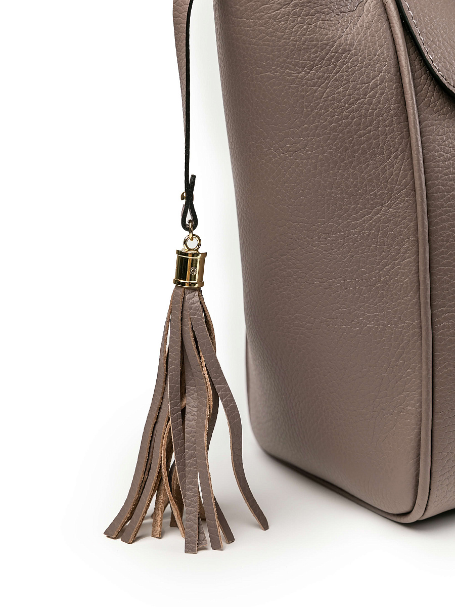 Женская сумка Dr.Koffer из натуральной кожи пыльная роза