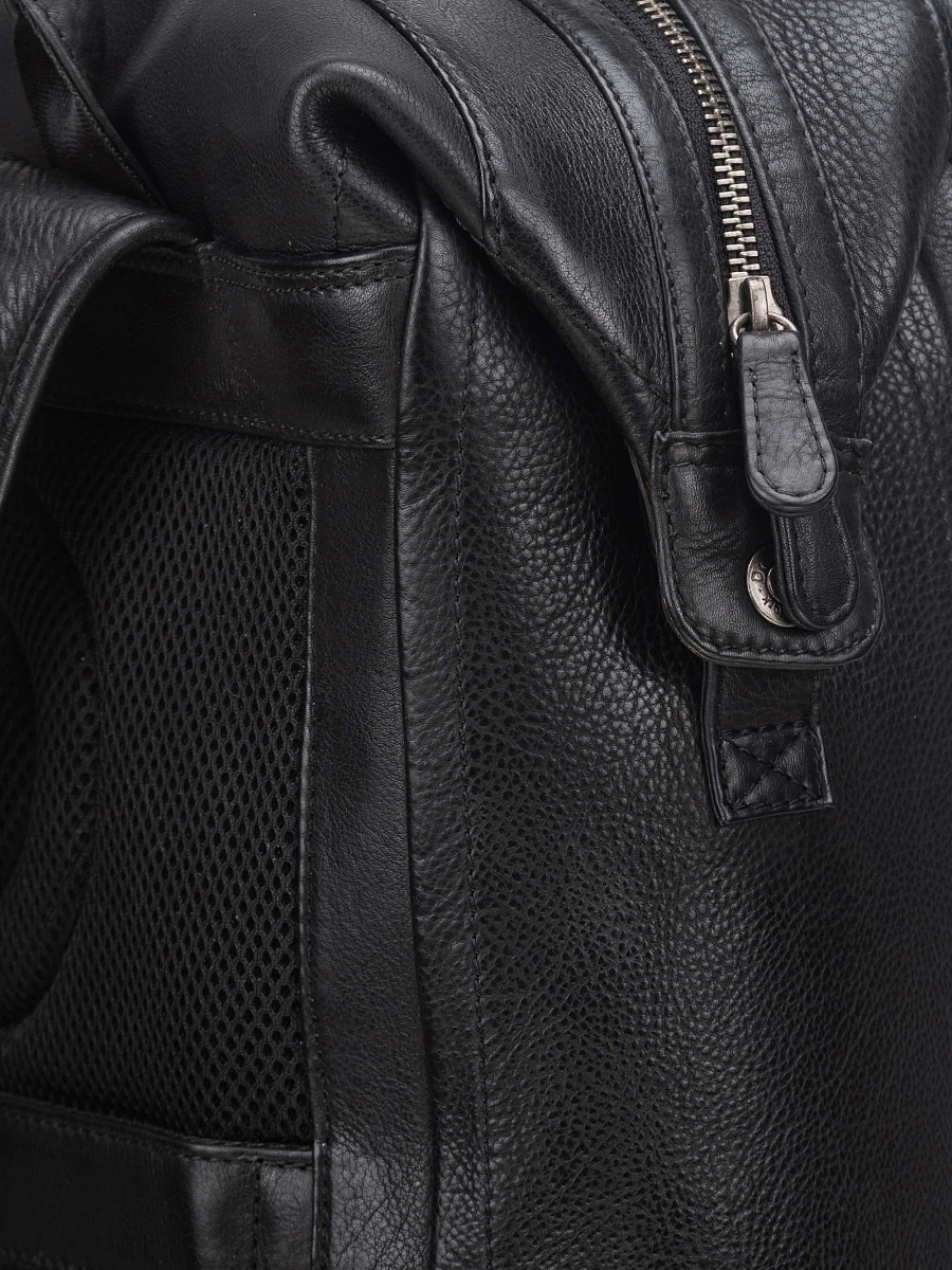 Рюкзак Dr. Koffer из натуральной кожи черный