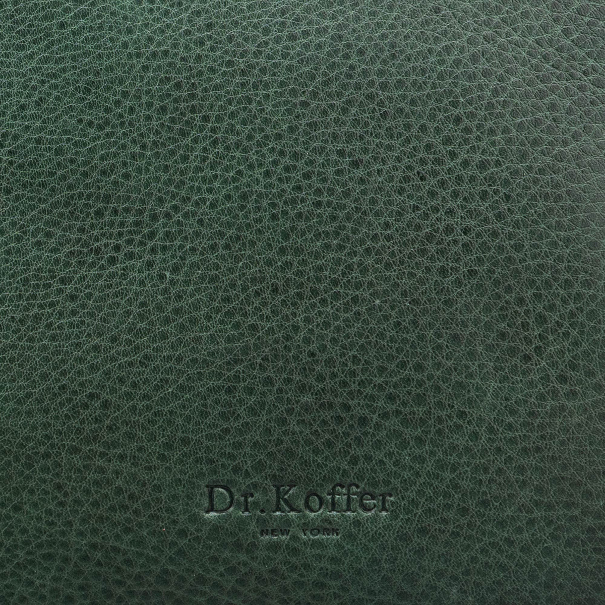 Женская сумка Dr.Koffer из натуральной кожи зеленая