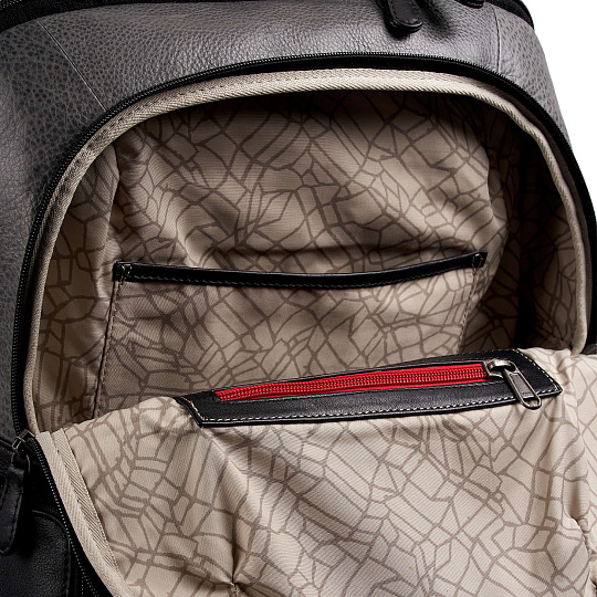 Рюкзак Dr.Koffer из натуральной кожи серый