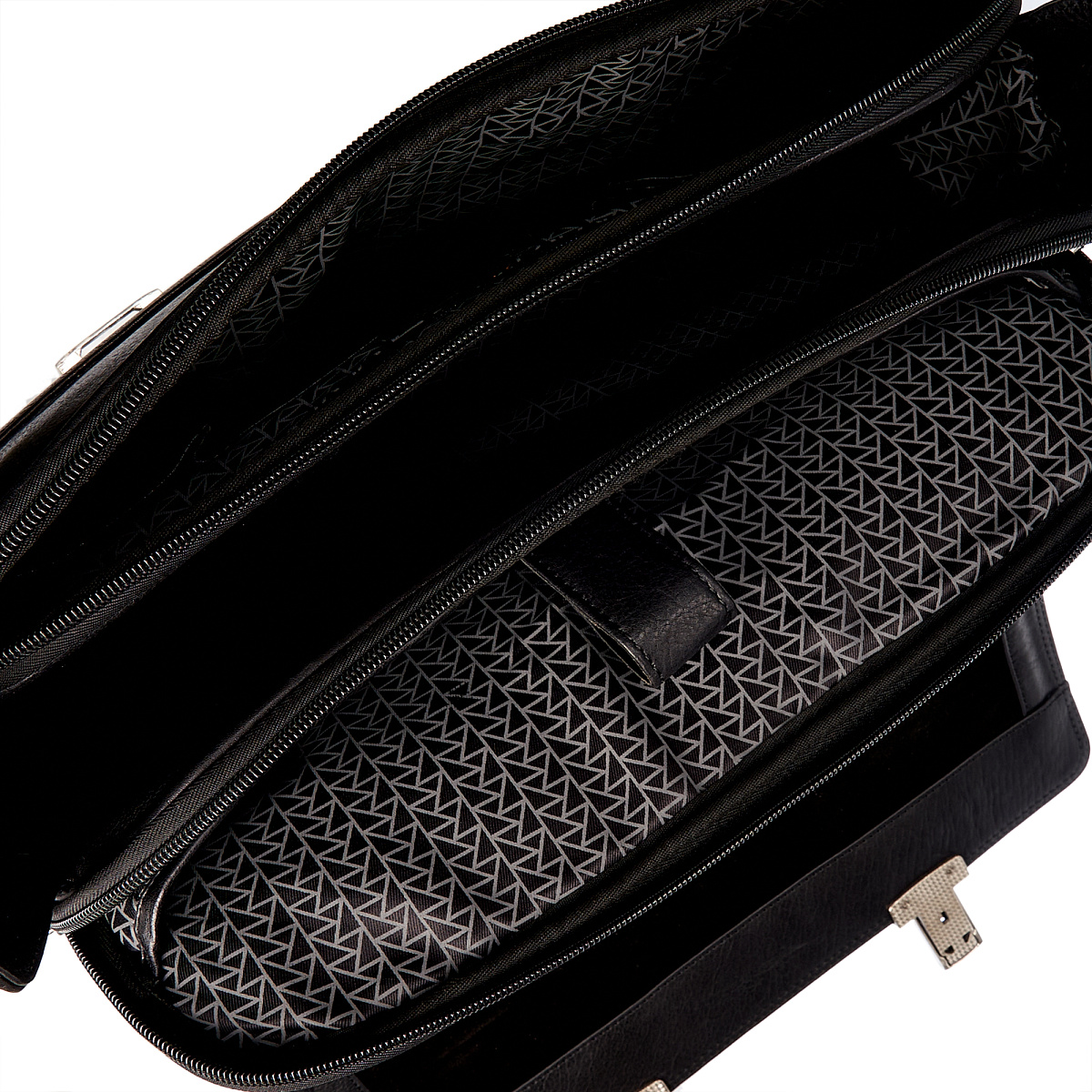 Портфель Dr.Koffer из натуральной кожи черный