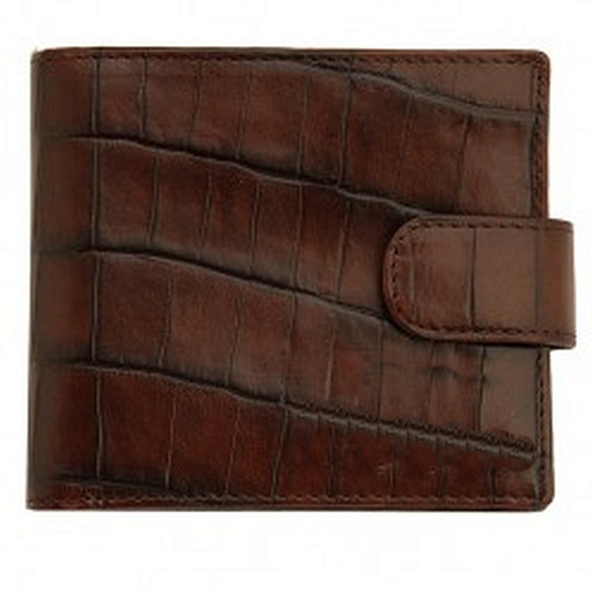 Портмоне Dr.Koffer из натуральной кожи коричневое