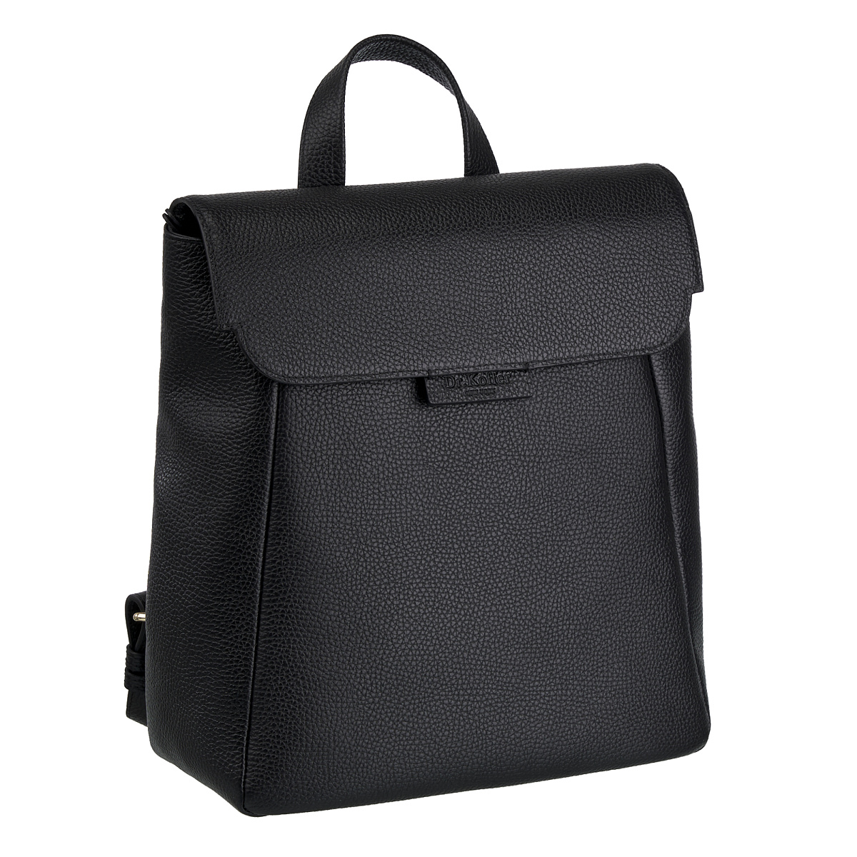 Рюкзак Dr. Koffer из натуральной кожи черный