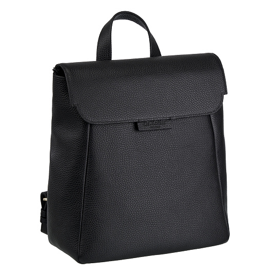 Рюкзак Dr. Koffer из натуральной кожи черный