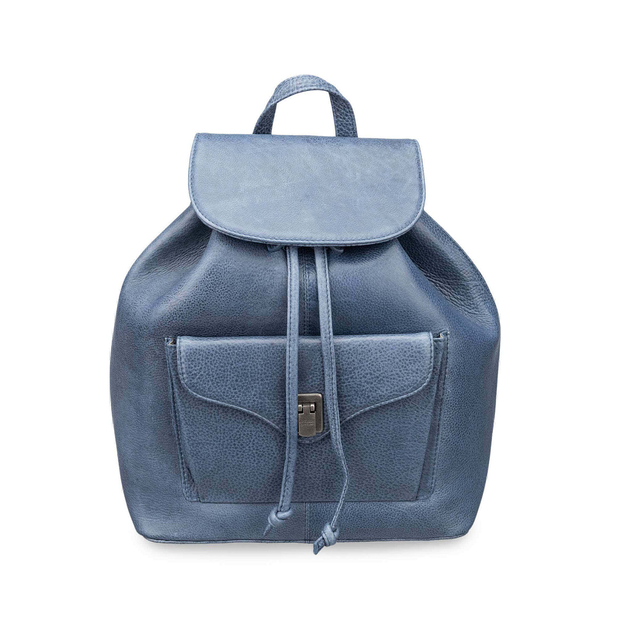 Рюкзак Dr.Koffer из натуральной кожи синий