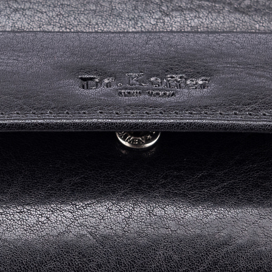 Ключница Dr.Koffer из натуральной кожи черная