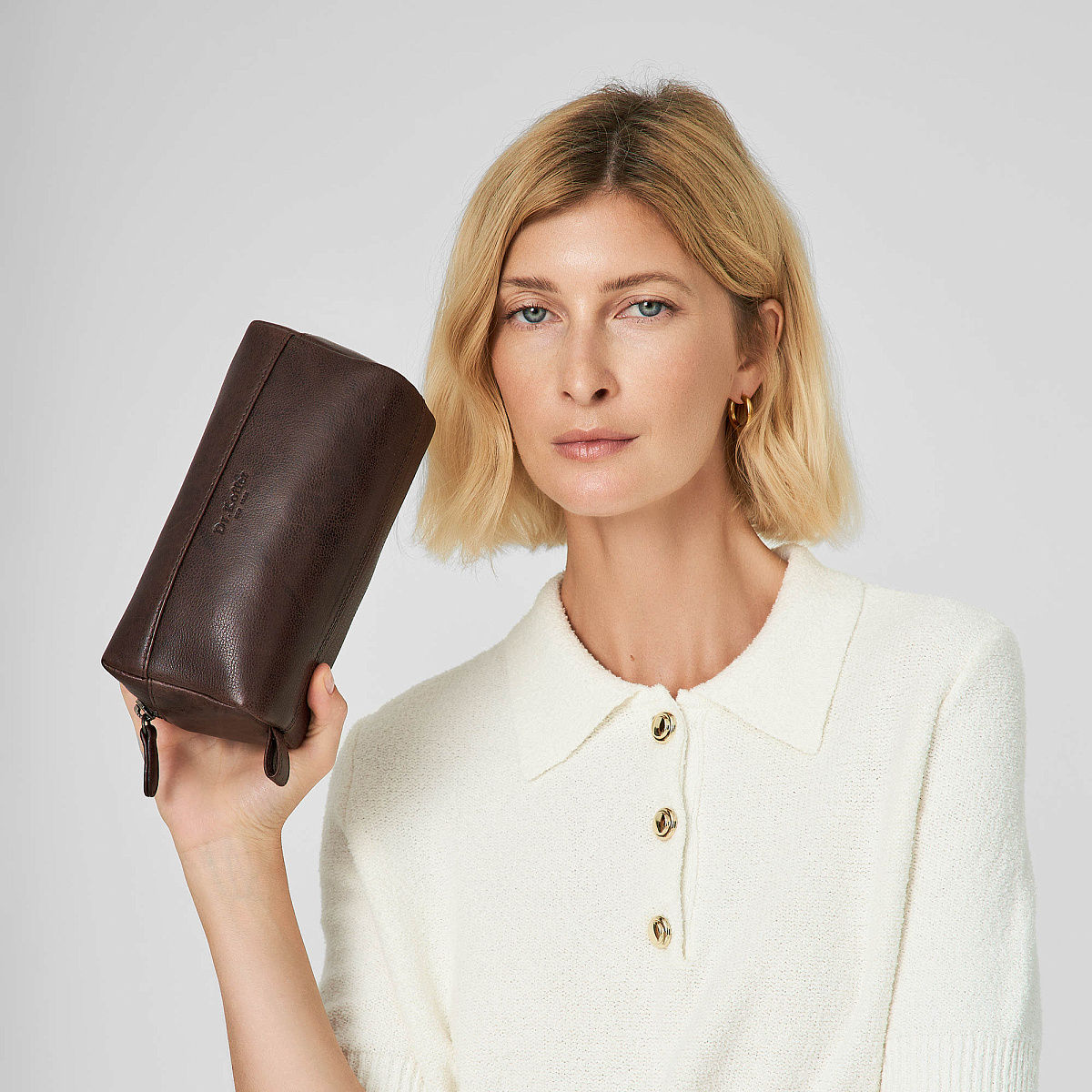 Несессер Dr.Koffer из натуральной кожи коричневый