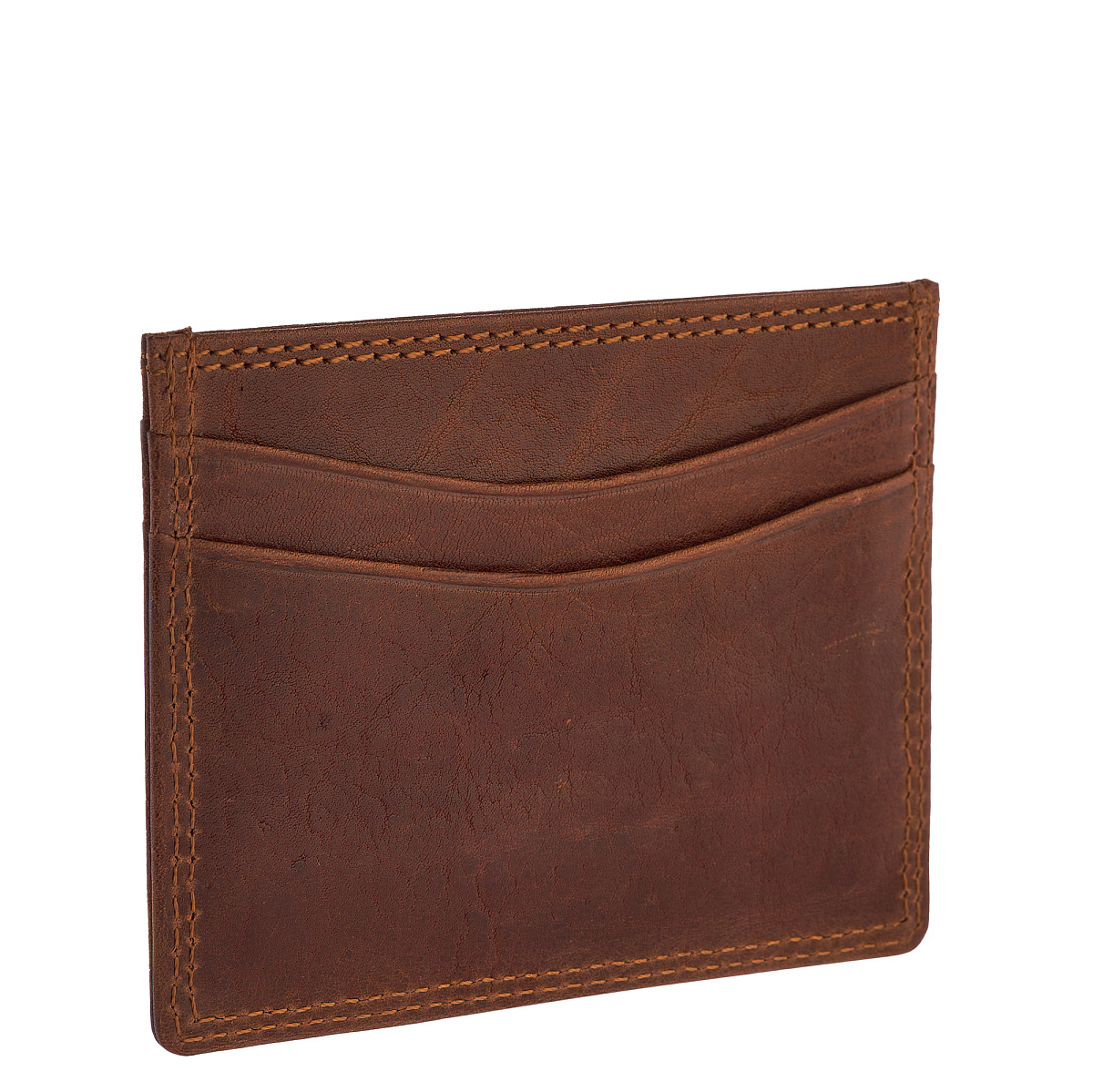 Кредитница Dr.Koffer из натуральной кожи коричневая