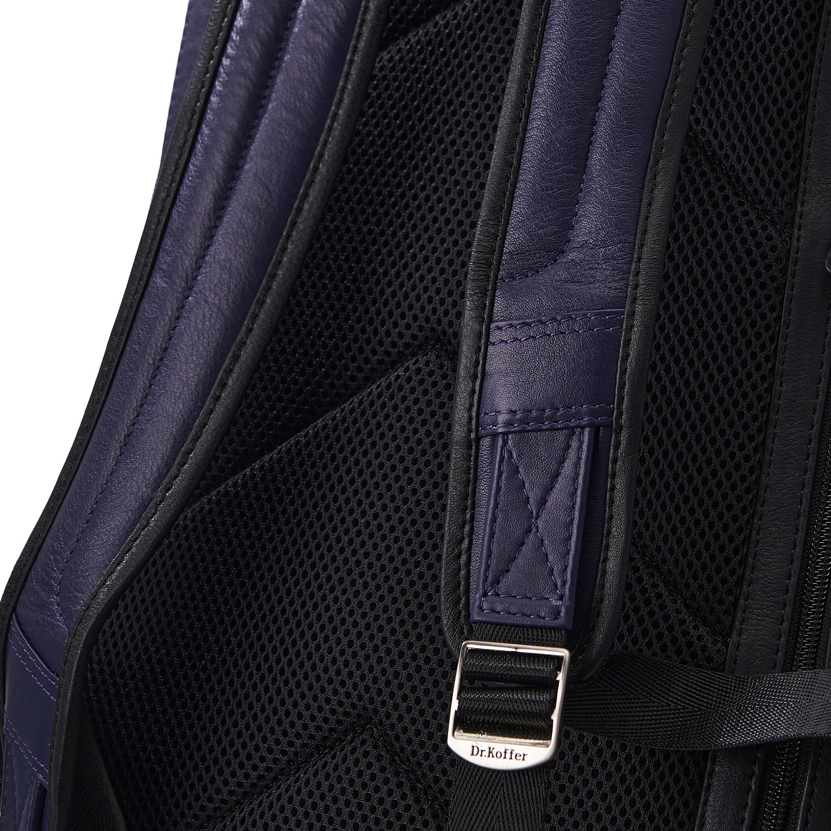 Рюкзак Dr.Koffer из натуральной кожи синий