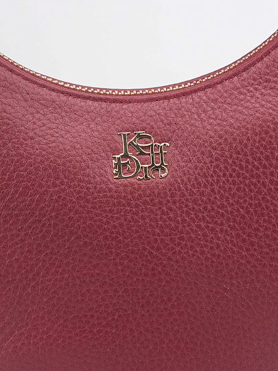 Женская сумка Dr. Koffer из натуральной кожи бордовая