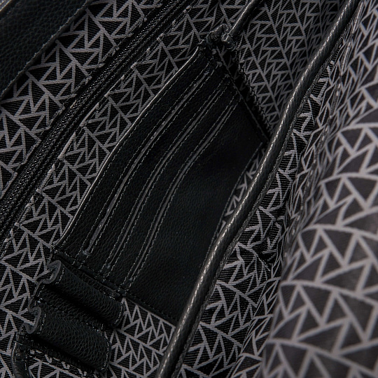 Портфель Dr.Koffer из натуральной кожи черный