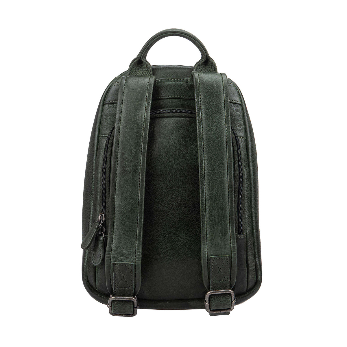 Рюкзак Dr.Koffer из натуральной кожи зеленый