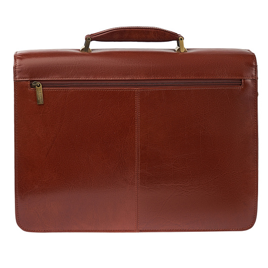 Портфель Dr.Koffer из натуральной кожи светло-коричневый