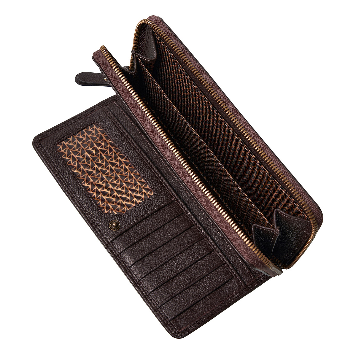 Портмоне Dr.Koffer из натуральной кожи коричневое