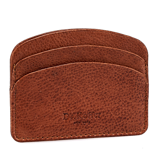 Кредитница Dr.Koffer из натуральной кожи коричневая