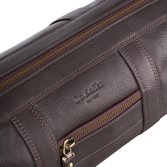 Несессер Dr.Koffer из натуральной кожи коричневый