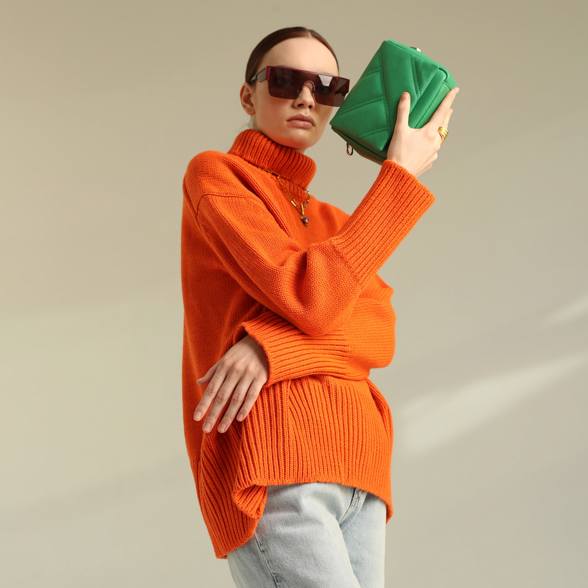 Женская сумка Dr. Koffer из натуральной кожи зеленая