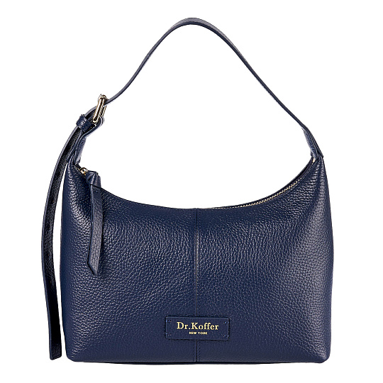 Женская сумка  Dr. Koffer из натуральной кожи синяя