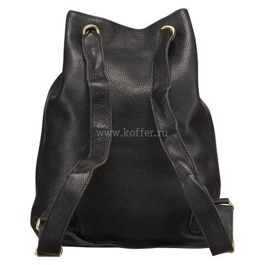 Рюкзак Dr.Koffer из натуральной кожи черный
