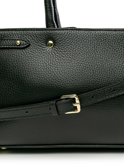 Женская сумка Dr.Koffer из натуральной кожи черная