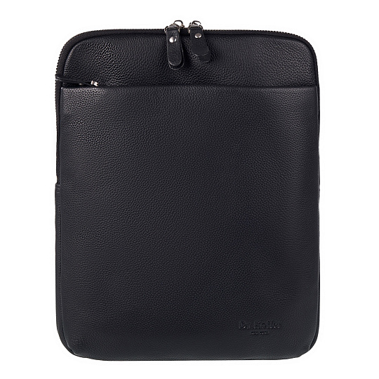 Сумка через плечо Dr.Koffer из натуральной кожи черная