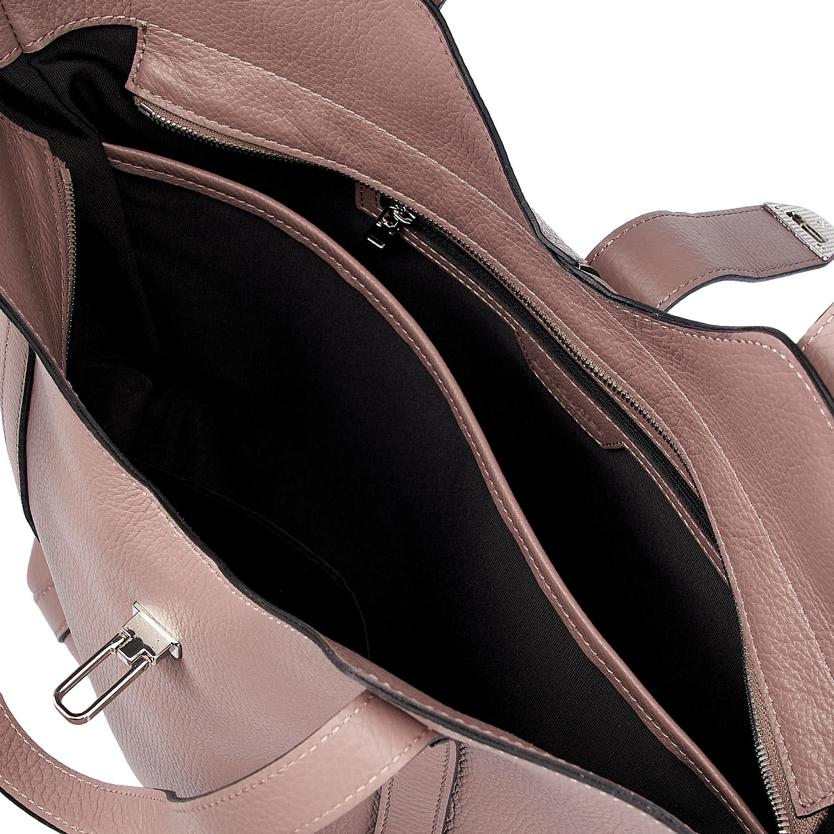 Женская сумка Dr. Koffer из натуральной кожи розовая