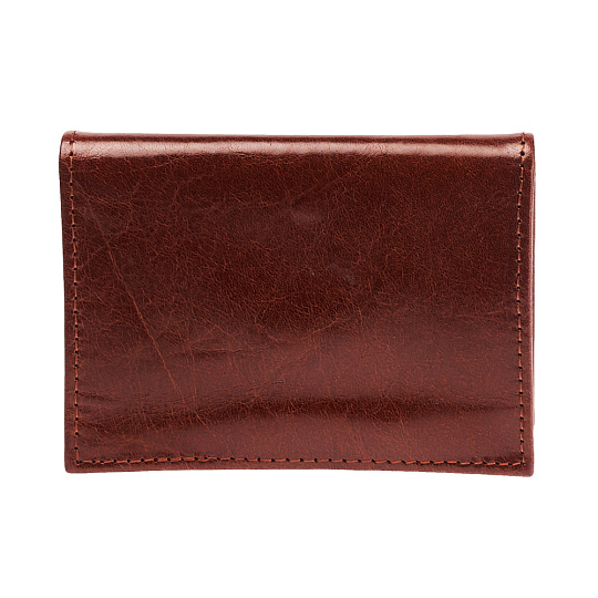 Визитница Dr.Koffer из натуральной кожи светло-коричневая