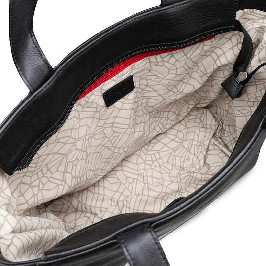 Женская сумка Dr.Koffer из натуральной кожи чёрная