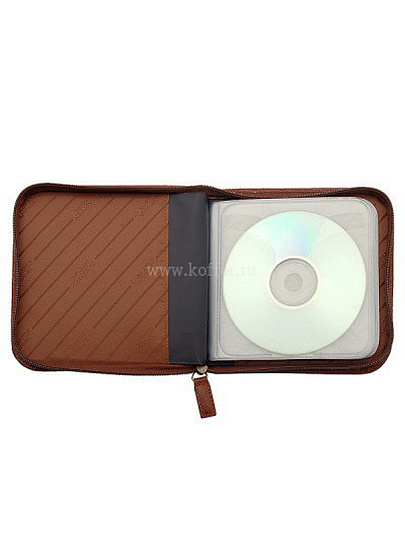 Футляр для CD Dr.Koffer из натуральной кожи