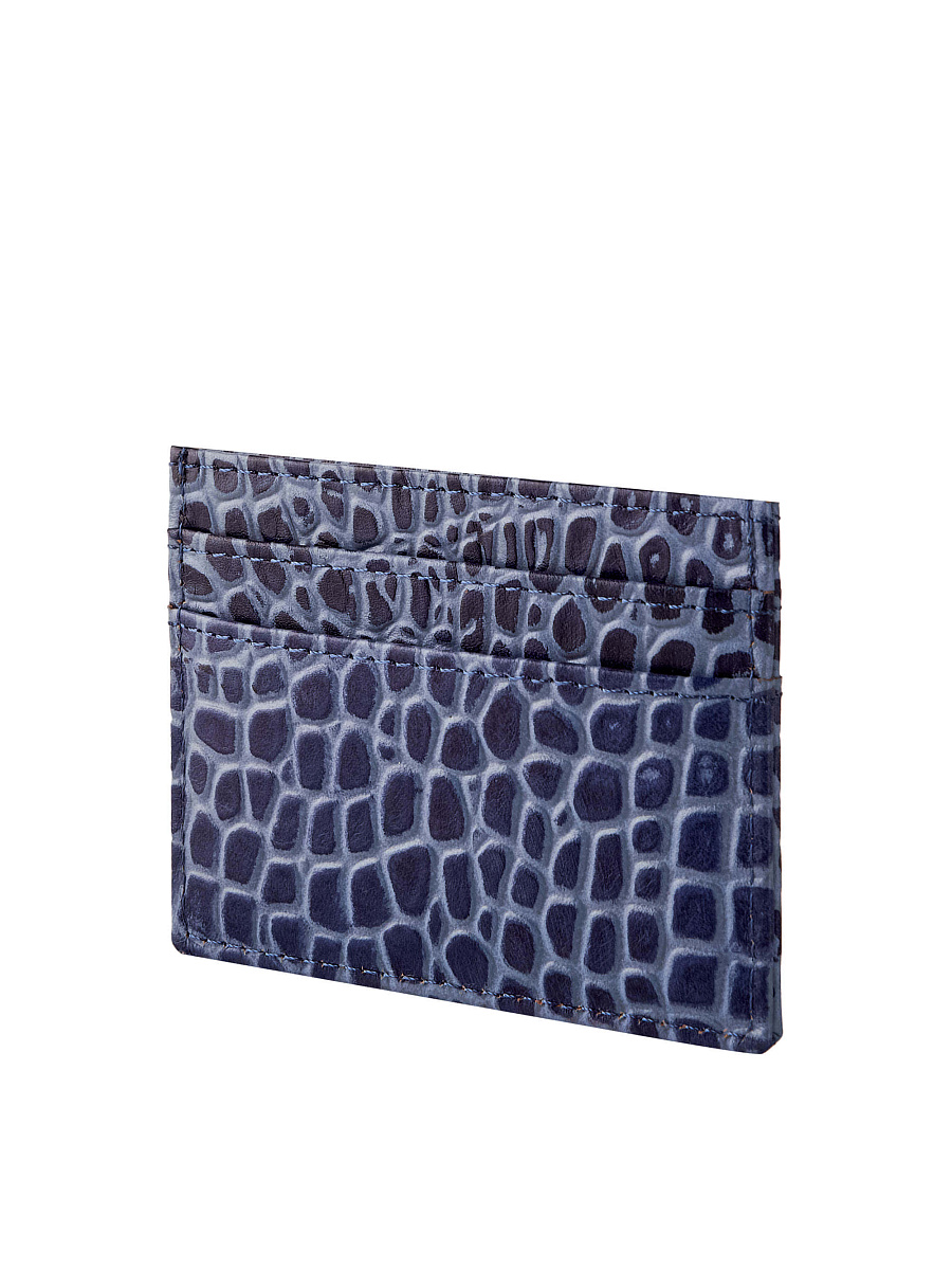 Кредитница Dr.Koffer из натуральной кожи фиолетовая