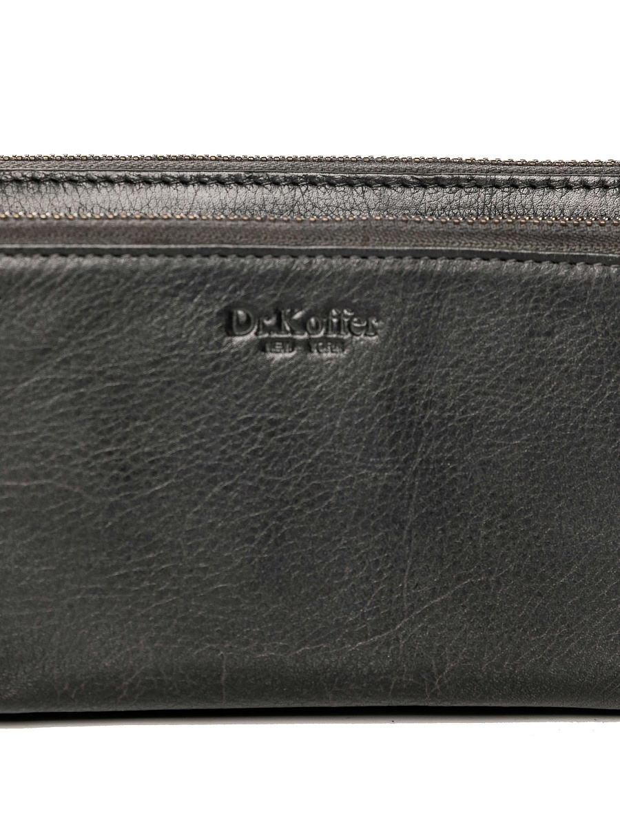 Портмоне Dr.Koffer из натуральной кожи синее