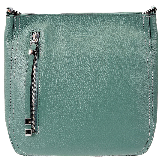 Женская сумка Dr. Koffer из натуральной кожи зеленая