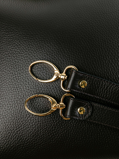 Женская сумка Dr.Koffer из натуральной кожи темно-коричневая