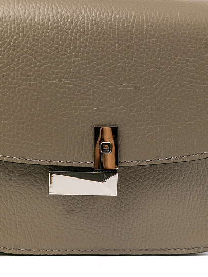 Женская сумка Dr.Koffer из натуральной кожи бежевая