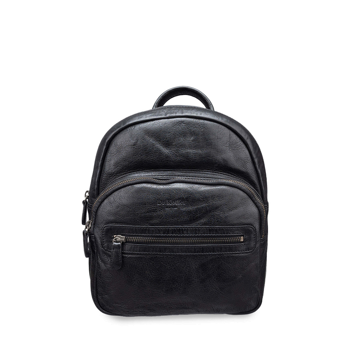 Рюкзак Dr.Koffer из натуральной кожи черный