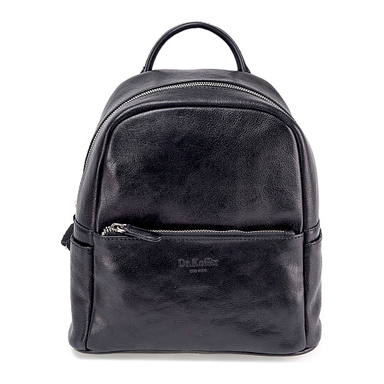 Рюкзак Dr.Koffer из натуральной кожи черный