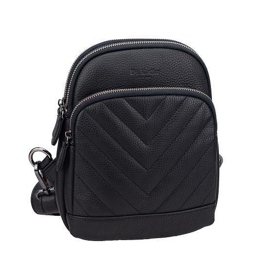 Рюкзак Dr.Koffer из натуральной кожи черный