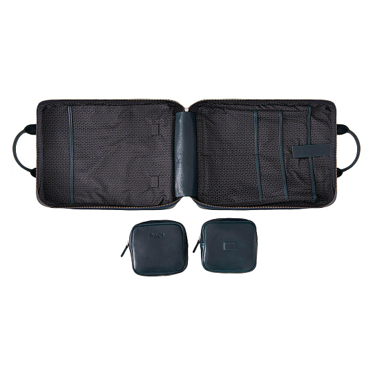 Рюкзак Dr.Koffer из натуральной кожи синий