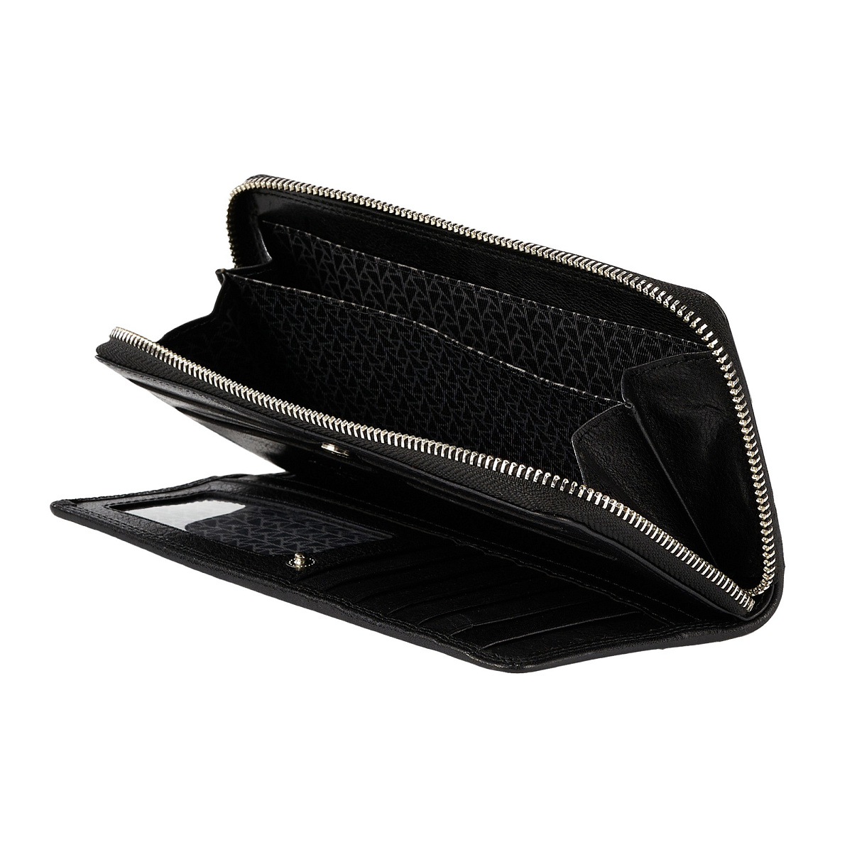 Портмоне Dr.Koffer из натуральной кожи черное