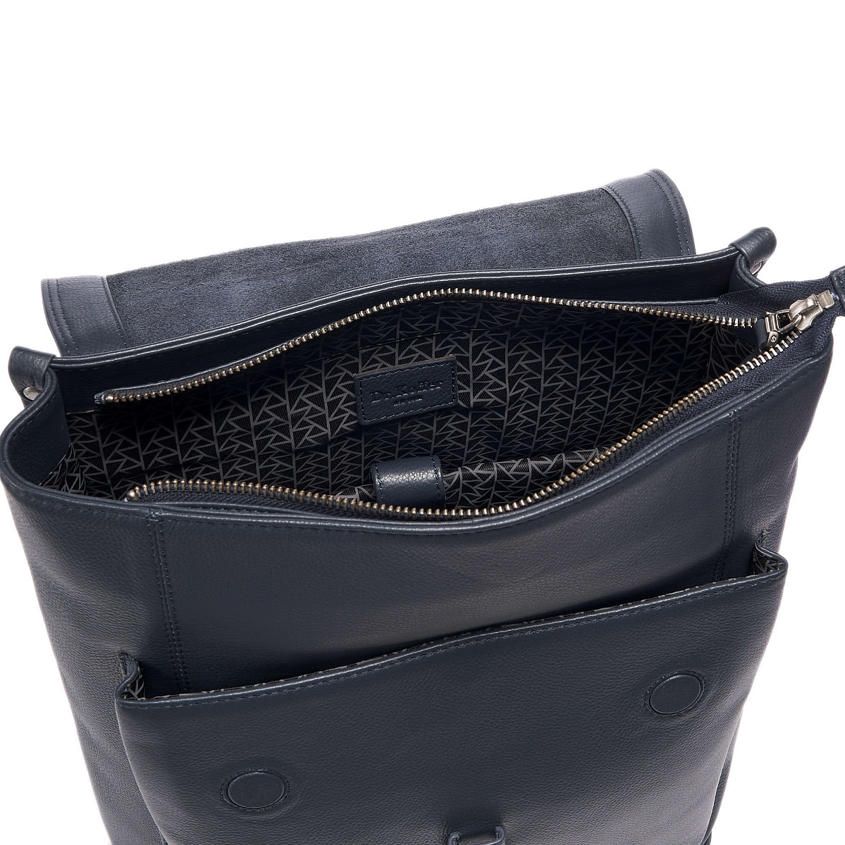 Рюкзак Dr.Koffer из натуральной кожи синий