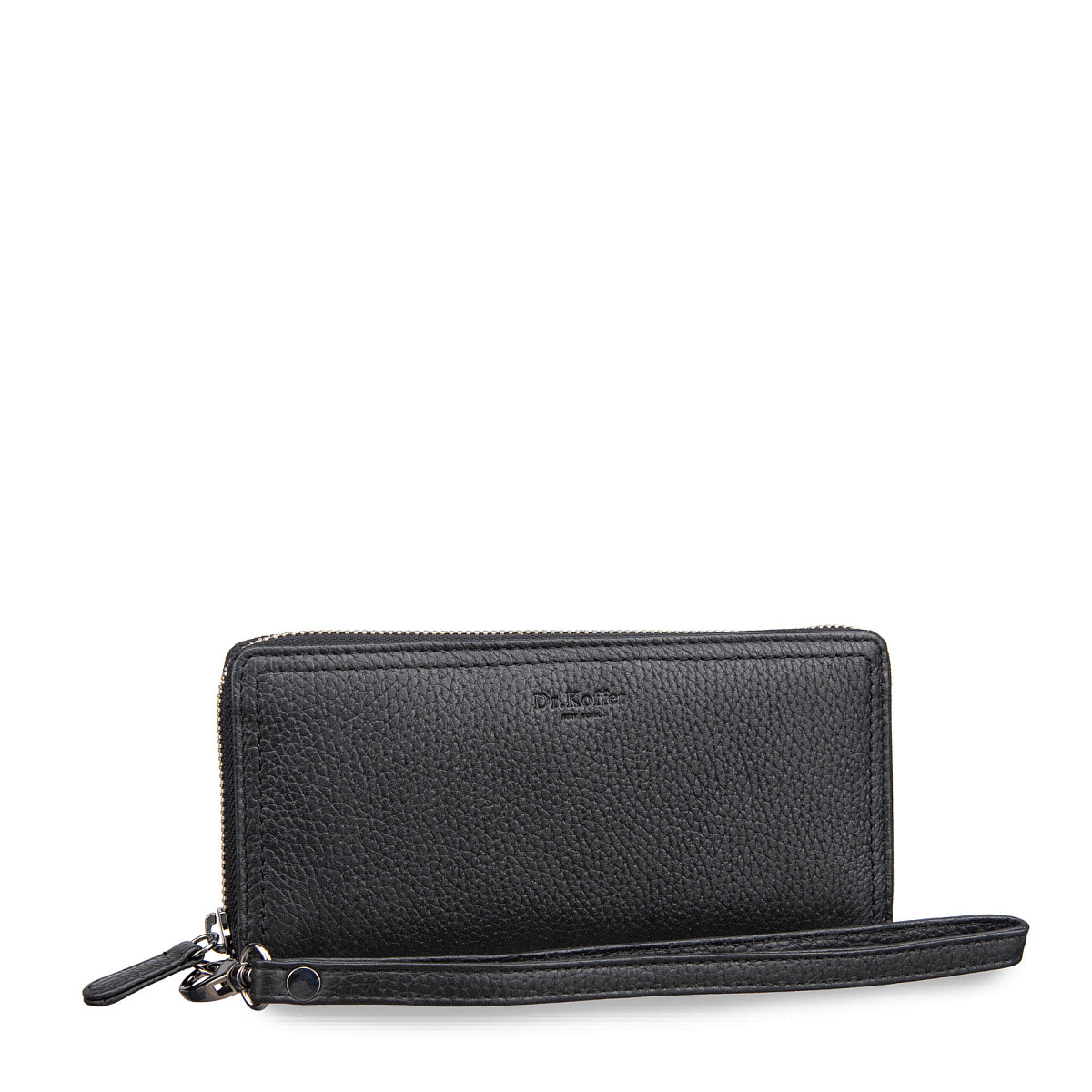 Портмоне Dr.Koffer из натуральной кожи черное