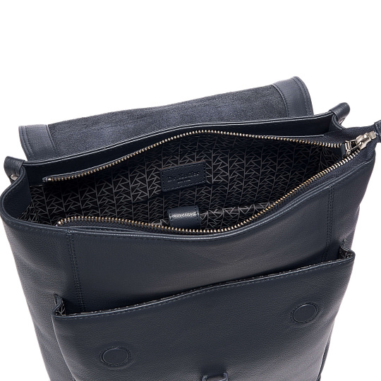 Рюкзак Dr.Koffer из натуральной кожи синий