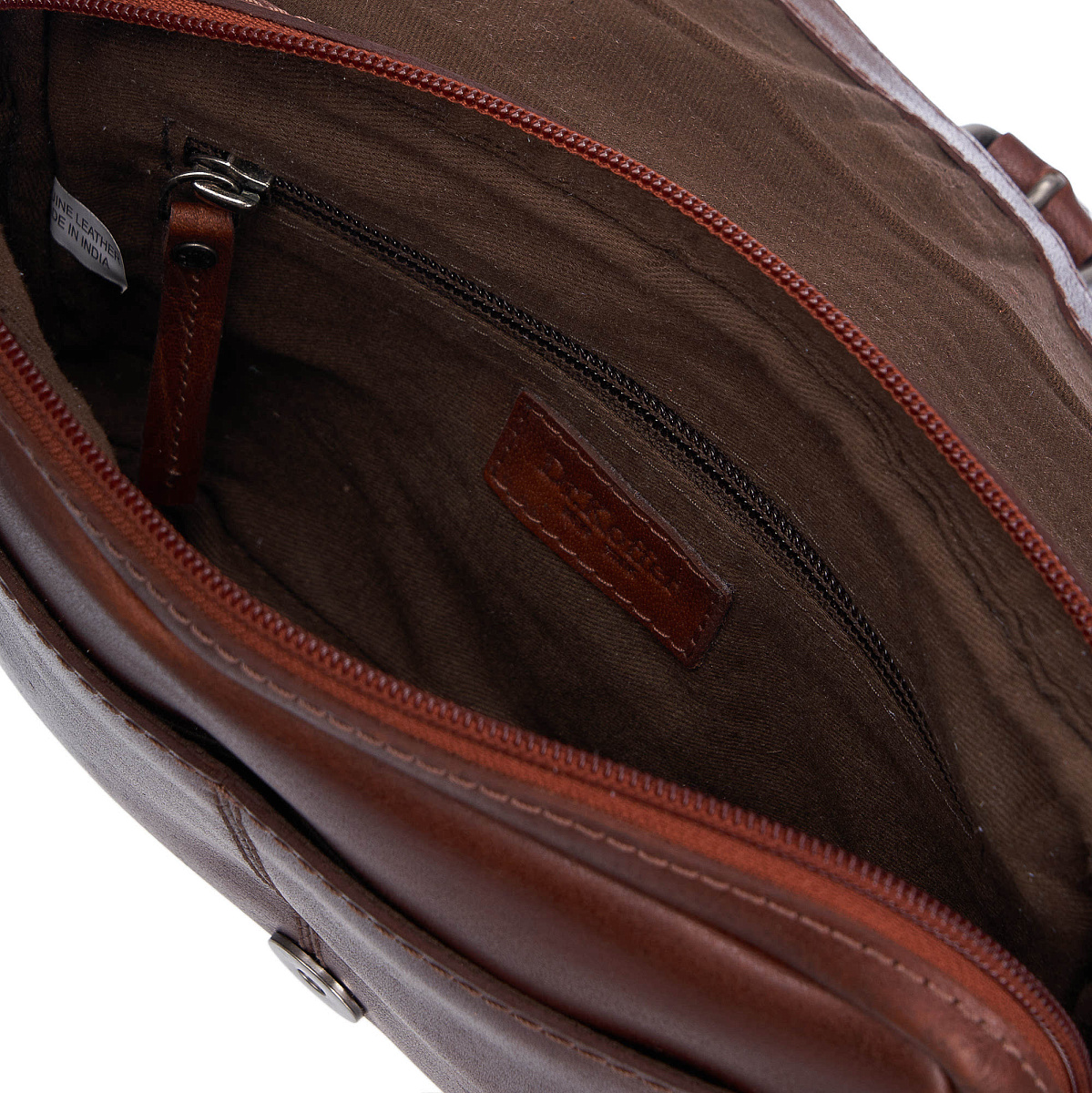 Женская сумка Dr.Koffer из натуральной кожи светло-коричневая