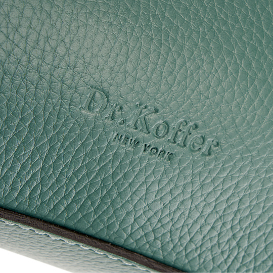 Женская сумка Dr. Koffer из натуральной кожи зеленая