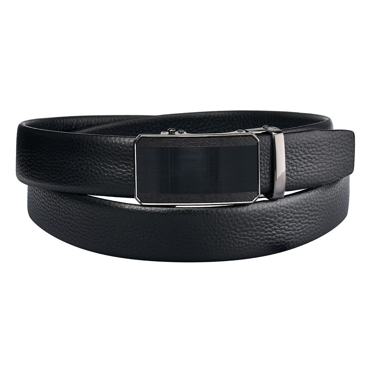 Ремень Dr. Koffer из натуральной кожи черный
