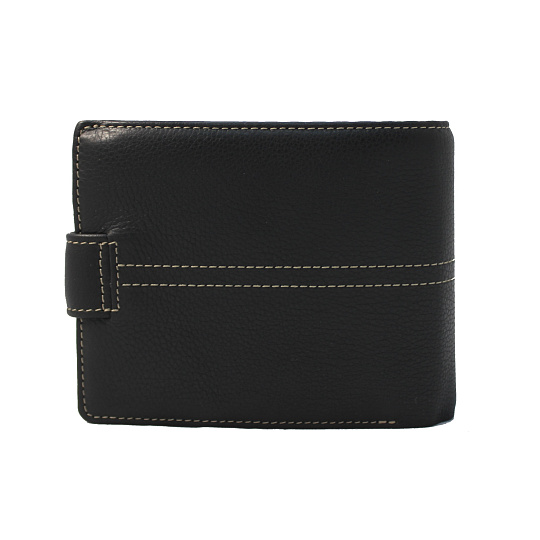 Портмоне Dr.Koffer из натуральной кожи черное